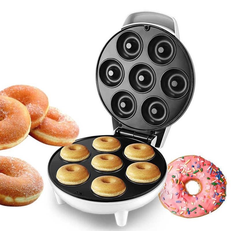 Mini Waffle Maker Machine - 1200W Mini Elektrische Donut Maker Huishoudelijke